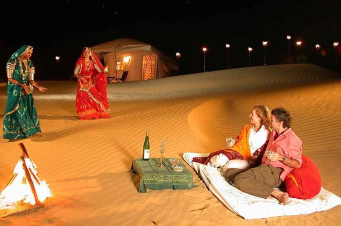 Sam Dunes Desert Luxury Camp & Resort Джайсалмер Екстериор снимка